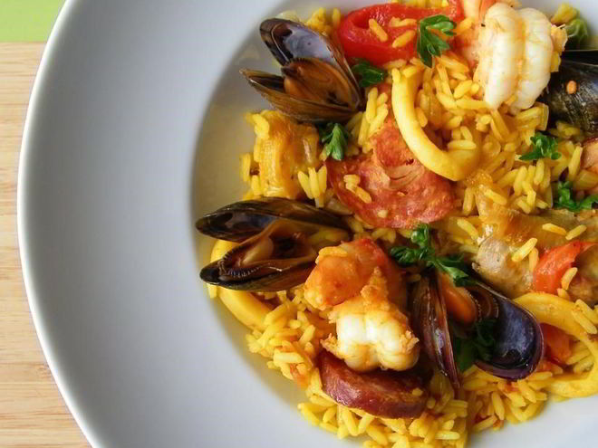 Рецепт классической паэльи