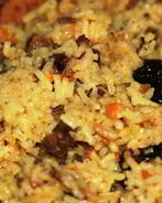 Мой плов с черносливом и карри