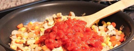 овощная паэлья с грибами. Шаг 5