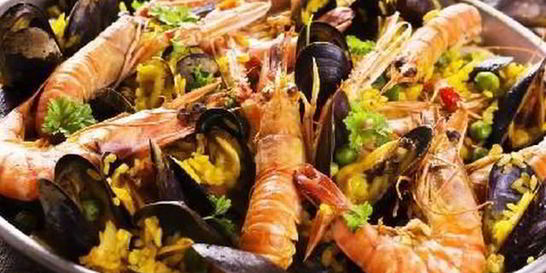 Паэлья из морепродуктов