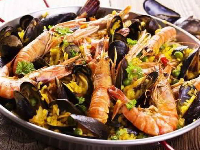 Рецепт паэльи из морепродуктов