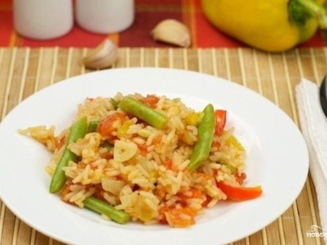 Рецепт паэльи овощной