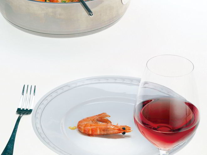 Рецепт паэльи с креветками и курицей