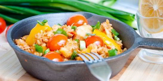 Паэлья с курицей