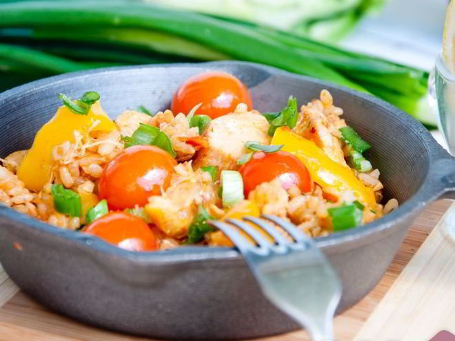 Рецепт паэльи с курицей