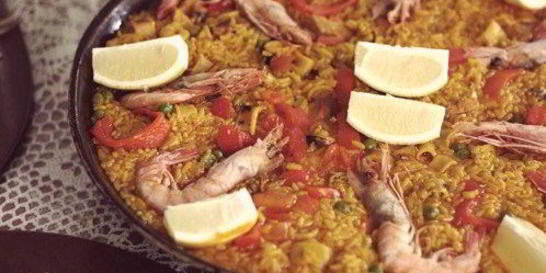 Паэлья с морепродуктами