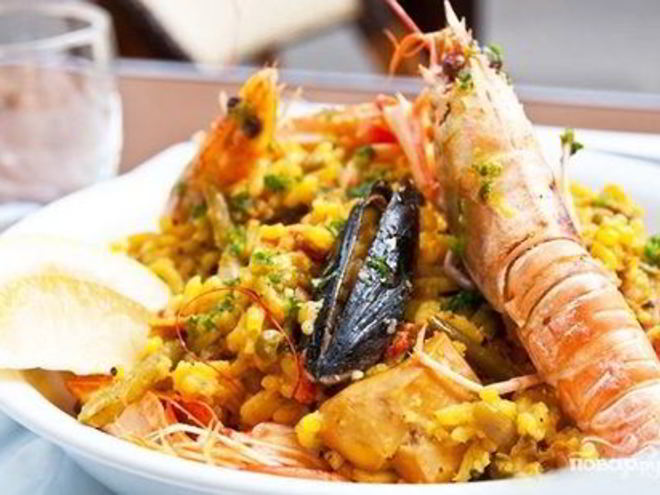 Рецепт паэльи в мультиварке с морепродуктами