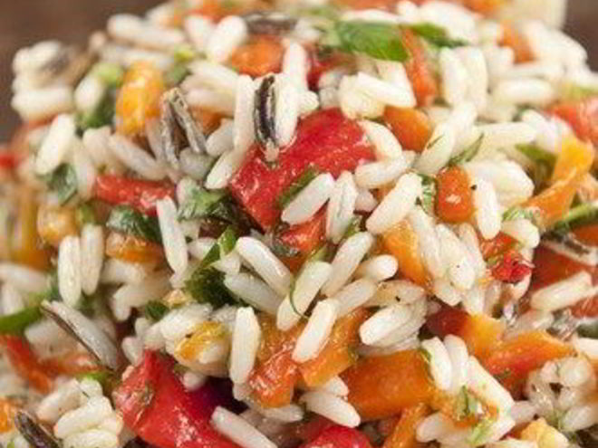 Рецепт пилафа с тыквой, красными перцами и жареными тыквенными семечками