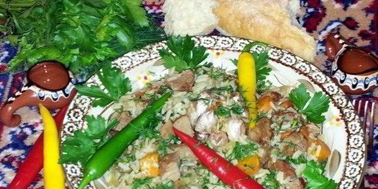 Пилав из баранины в мультиварке