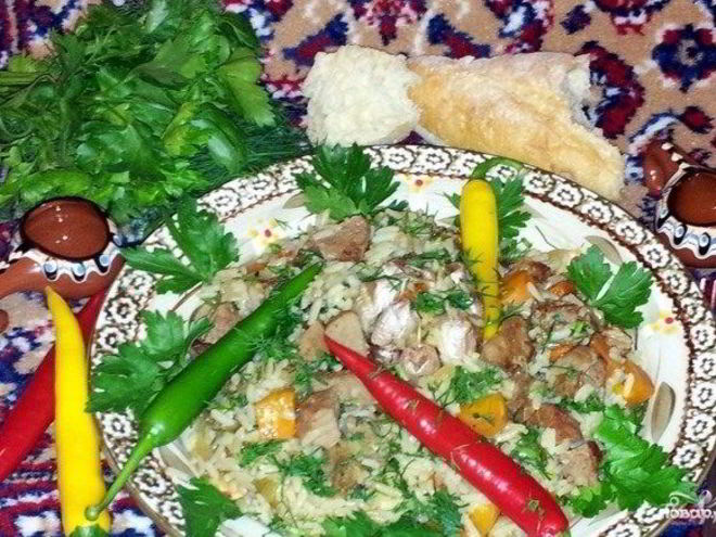 Рецепт пилава из баранины в мультиварке