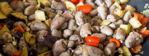 пилав из перловки с куриными сердечками. Шаг 6