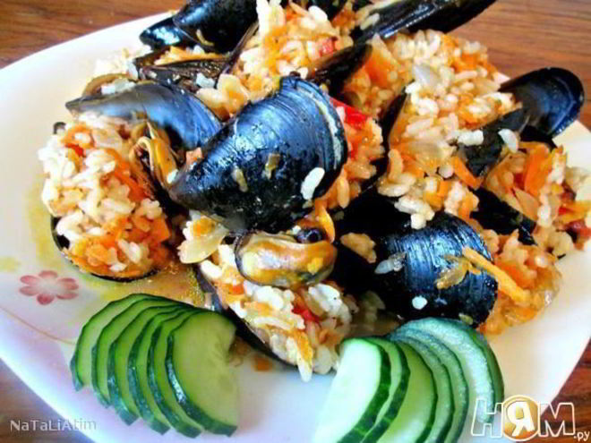 Рецепт пилава — плова из мидий
