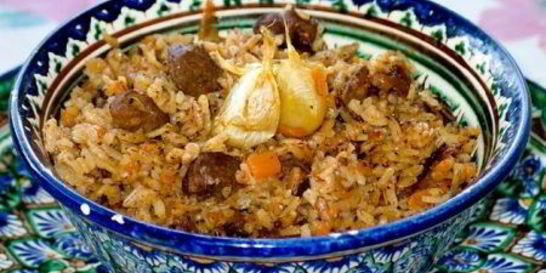 Плов из баранины по-узбекски