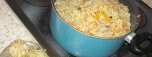 плов из баранины с помидорами. Шаг 13