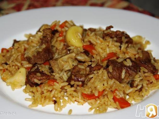 Рецепт плова из барашка