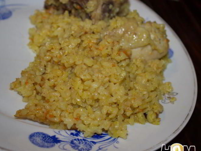 Рецепт плова из булгура с курицей