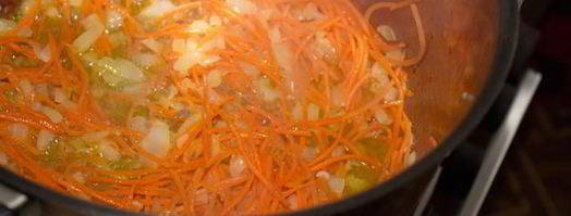 плов из булгура с курицей. Шаг 3