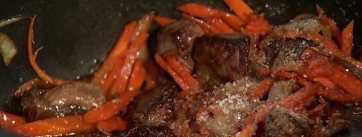 плов из булгура. Шаг 2