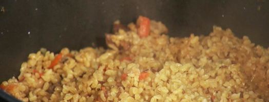 плов из булгура. Шаг 3