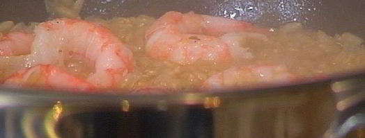 плов из бурого риса с креветками. Шаг 10