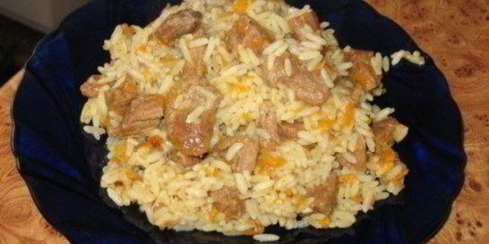 Плов из длиннозерного риса