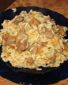 Плов из длиннозерного риса