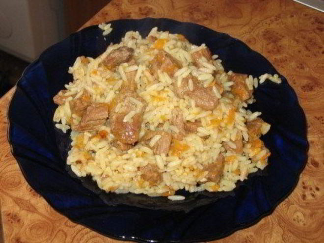 Рецепт плова из длиннозерного риса