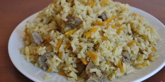 Плов из говядины