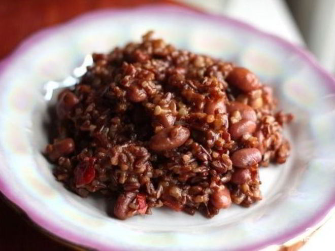 Рецепт плова из красного риса