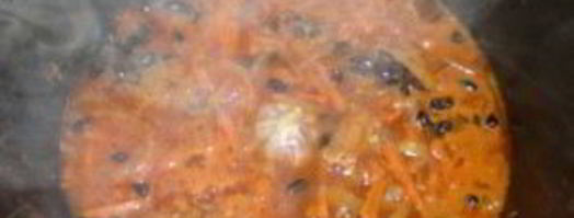 плов из перловки с мясом. Шаг 4