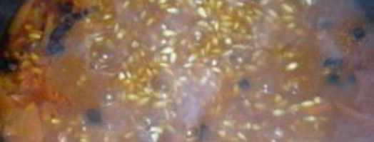 плов из перловки с мясом. Шаг 7