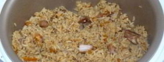 плов из утки в мультиварке. Шаг 7