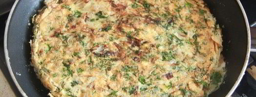 плов с балыглы кюкю. Шаг 16