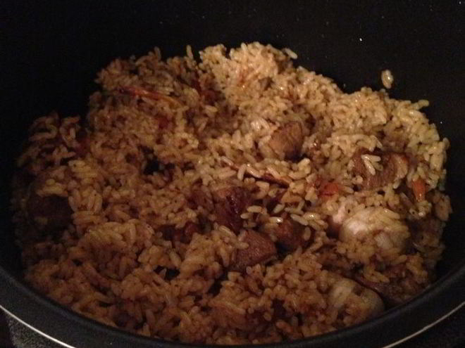 Рецепт плова с бараниной в мультиварке
