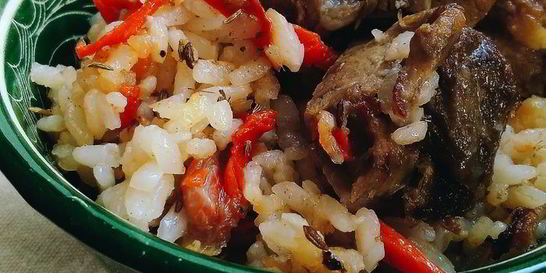 Плов с бараниной