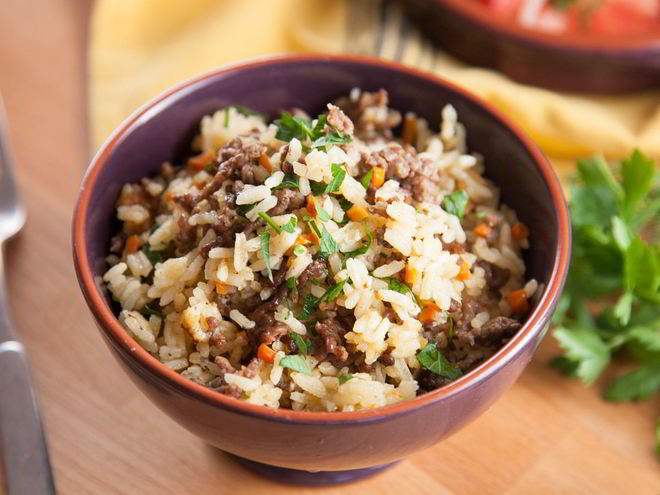 Рецепт плова с фаршем