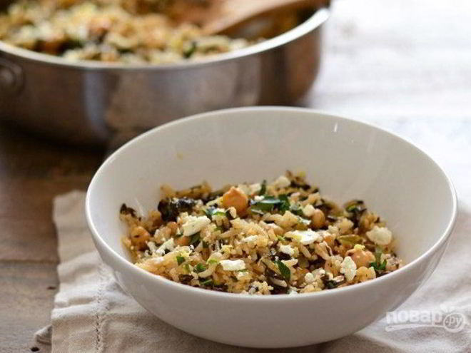 Рецепт плова с горохом нут