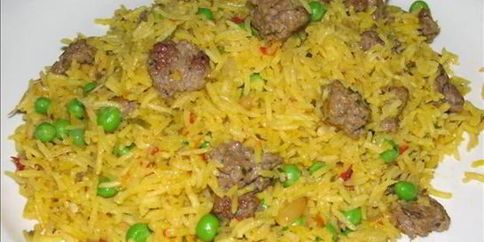 Плов с горохом