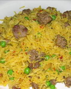 Плов с горохом