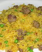 Плов с горохом