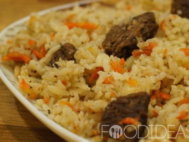 Рецепт плова с говядиной в мультиварке