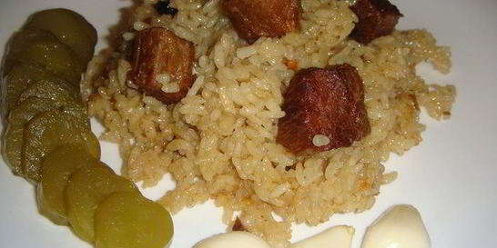 Плов с говядиной