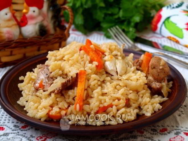 Рецепт плова с кроликом