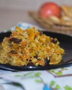 Плов с курагой и изюмом