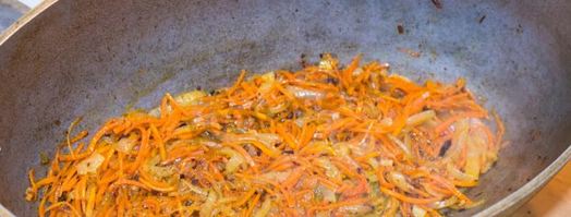 плов с курагой и изюмом. Шаг 13