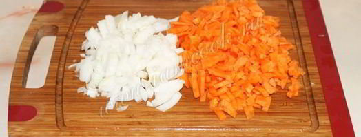 плов с курицей и грибами. Шаг 4