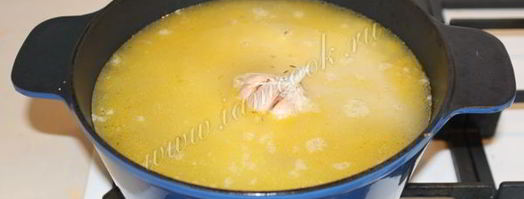 плов с курицей и грибами. Шаг 10