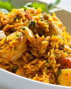 Плов с курицей в мультиварке