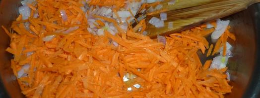 плов с мясом кролика и коричневым рисом. Шаг 3