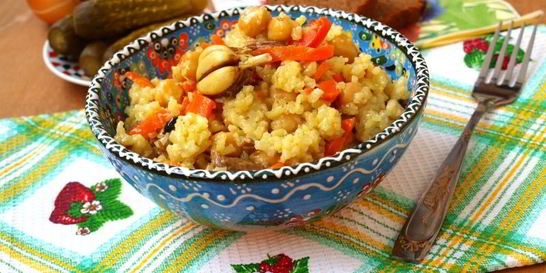 Плов с нутом